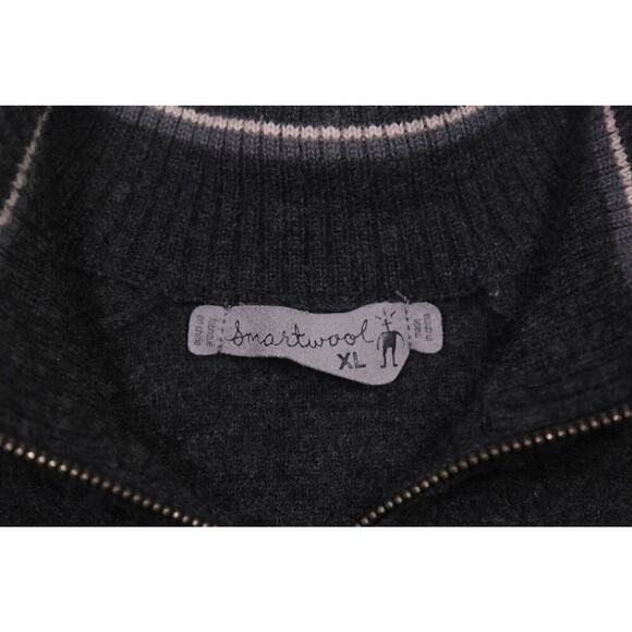 SmartWool x Marabou Ranch Steamboat Springs 1/4 Zip Pullover Sweater~ Medium - Picture 5 of 7